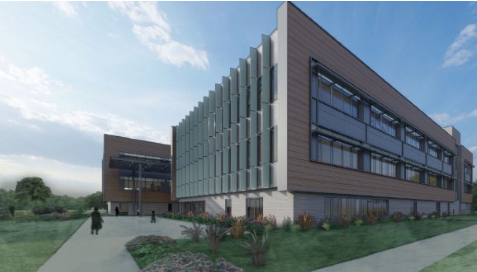 Modern educational building featuring a sleek design